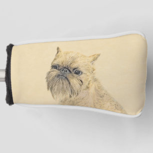 Funda Para Palo De Golf Pintura de griffon de Bruselas - Arte de perro ori