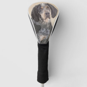 Funda Para Palo De Golf Pintura de huevo azul - Perro original curado