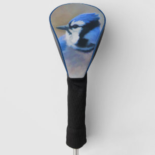 Funda Para Palo De Golf Pintura de Jay azul - Arte de pájaro original