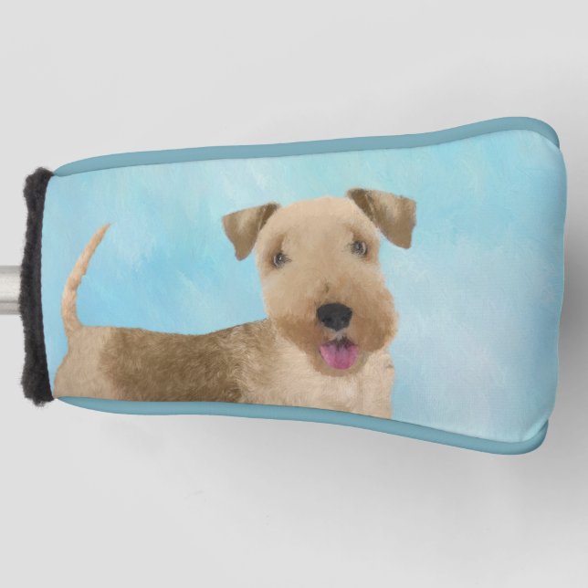 Funda Para Palo De Golf Pintura de Lakeland Terrier - Arte de Perro Origin (Anverso)
