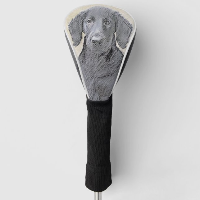 Funda Para Palo De Golf Pintura de recuperación plana - Arte del perro ori (Anverso)
