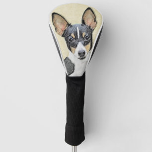 Funda Para Palo De Golf Pintura de Toy Fox Terrier - Arte de Perro Origina