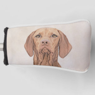 Funda Para Palo De Golf Pintura de Vizsla - arte original lindo del perro