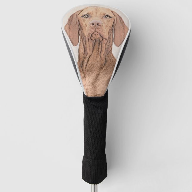 Funda Para Palo De Golf Pintura de Vizsla - arte original lindo del perro (Anverso)