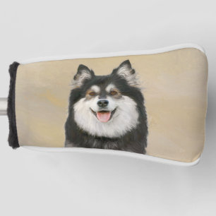 Funda Para Palo De Golf Pintura finlandesa de Lapphund - Arte de Perro ori