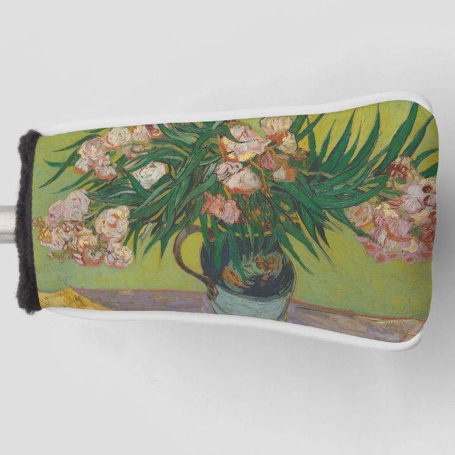 Funda Para Palo De Golf Pintura floral de Vincent Van Gogh Oleander (Anverso)