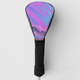 Funda Para Palo De Golf Pintura Goteo Abstracto Vivo