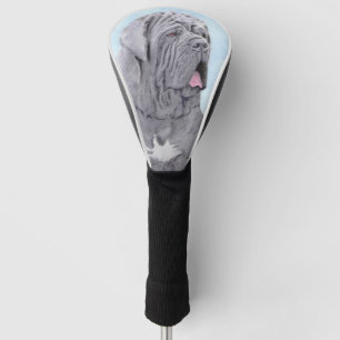 Funda Para Palo De Golf Pintura Neopolita Mastiff - Arte Perro Original