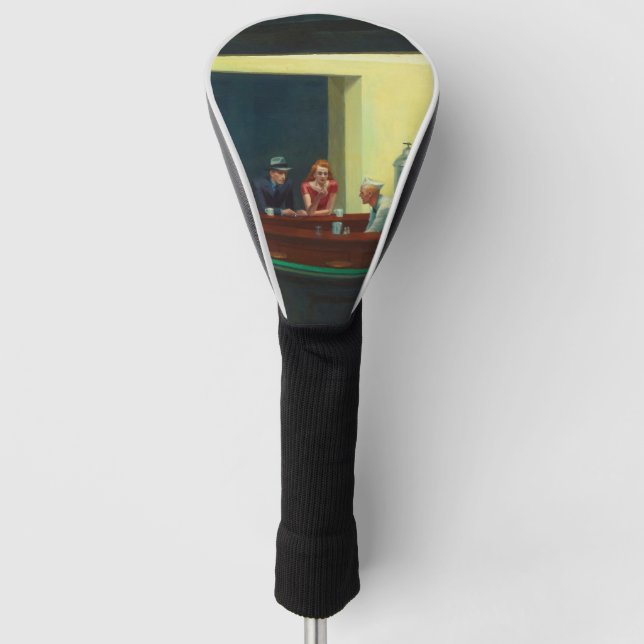 Funda Para Palo De Golf Pintura Nighthawks de Edward Hopper  (Anverso)