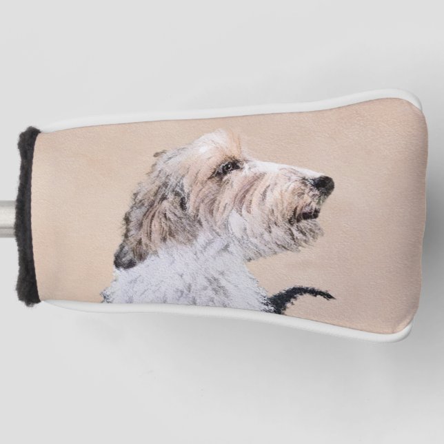 Funda Para Palo De Golf Pintura Petit Basset Griffon Vendéen - Arte de per (Anverso)