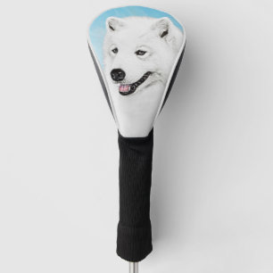 Funda Para Palo De Golf Pintura samoyada - Arte de perro original curado