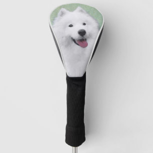 Funda Para Palo De Golf Pintura samoyada - Arte de perro original curado