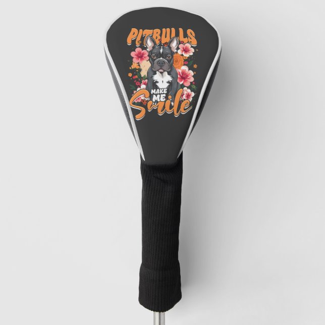 Funda Para Palo De Golf Pitbull Pitbulls (Anverso)