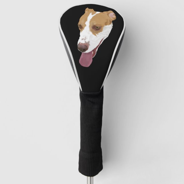 Funda Para Palo De Golf Pitbull Terrier Mix (Anverso)