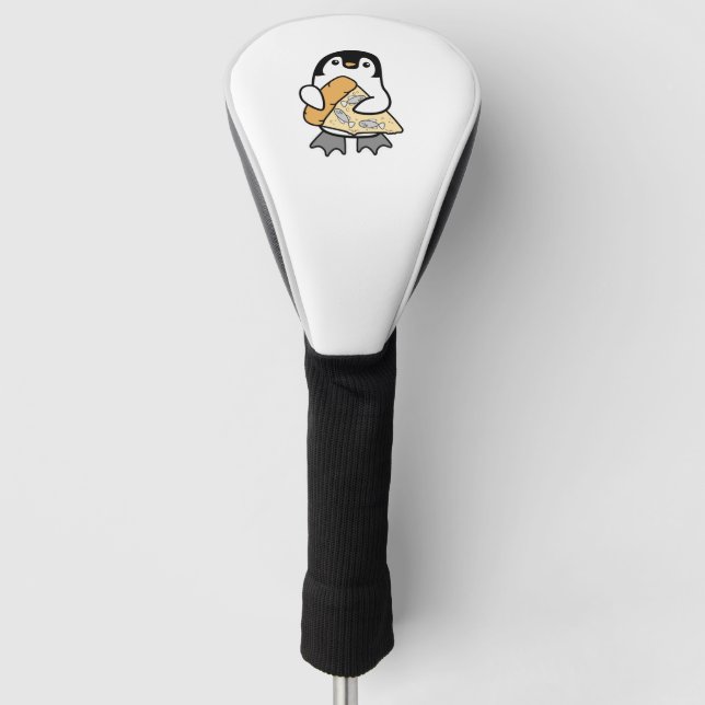 Funda Para Palo De Golf Pizza Penguin Golf Balls (Anverso)