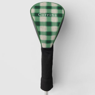Funda Para Palo De Golf Placa de crema verde