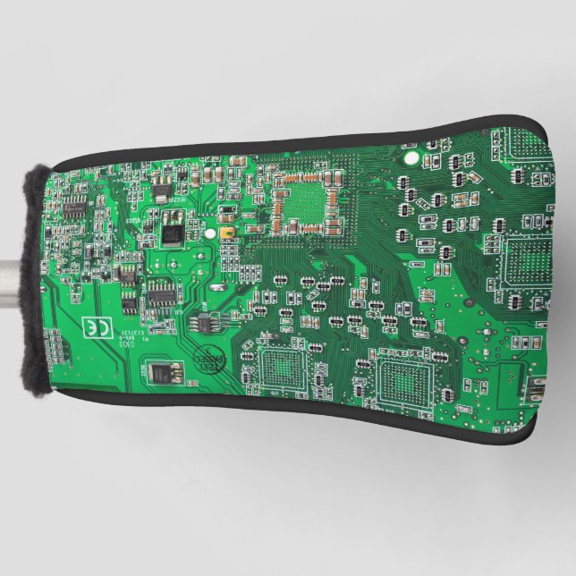Funda Para Palo De Golf Placa del circuito impreso para el circuito verde  (Anverso)
