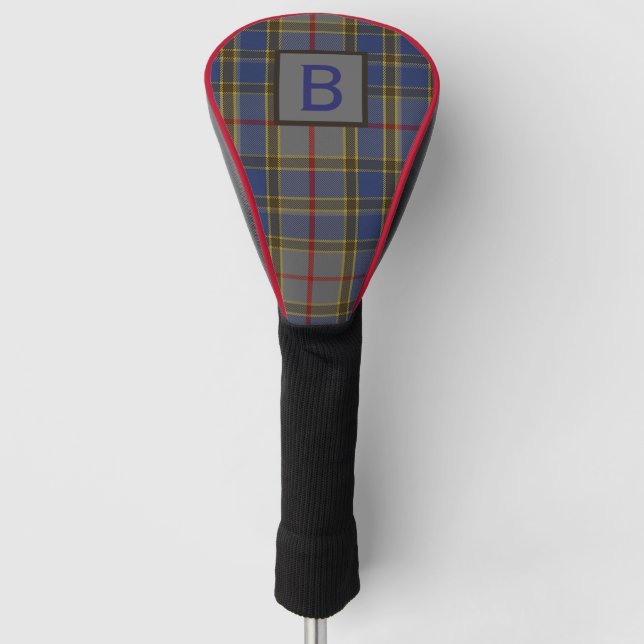 Funda Para Palo De Golf Plaed del Clan Balfour Monogramado (Anverso)