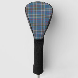 Funda Para Palo De Golf Plaid Clan Thompson Gray Blue Check Tartán
