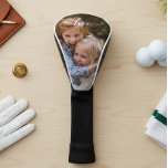 Funda Para Palo De Golf Plantilla de regalo de foto escrita a mano de amor<br><div class="desc">Este diseño fue creado mediante arte digital. Puede personalizarse en el área proporcionada y eligiendo la opción personalizar más.</div>