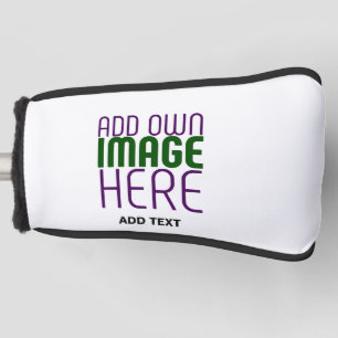 FUNDA PARA PALO DE GOLF PLANTILLA DE TEXTO DE IMAGEN BLANCA SIMPLE EDITABL