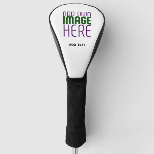 FUNDA PARA PALO DE GOLF PLANTILLA DE TEXTO DE IMAGEN BLANCA SIMPLE EDITABL
