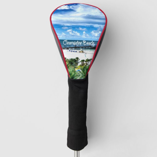 Funda Para Palo De Golf Playa Clearwater, destino vacacional (Anverso)