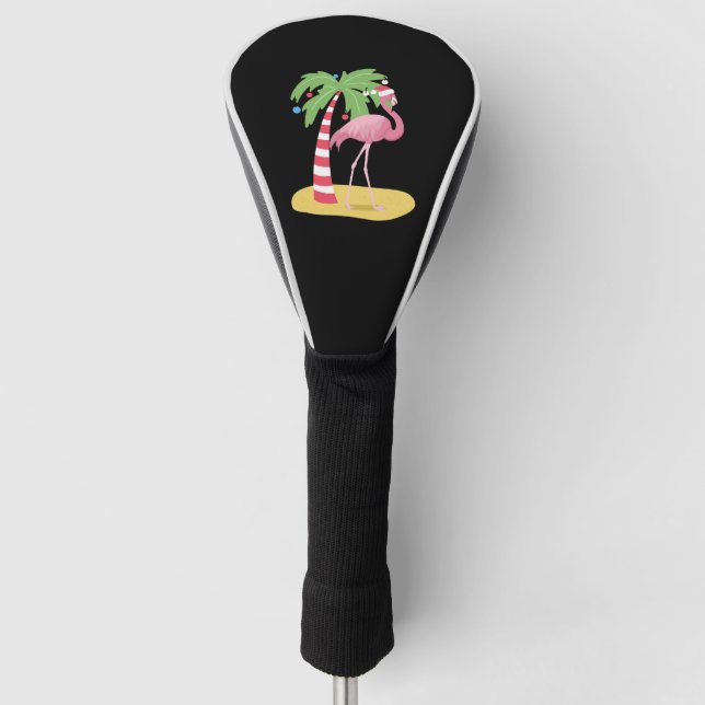 Funda Para Palo De Golf Playa Flamingo para navidades (Anverso)