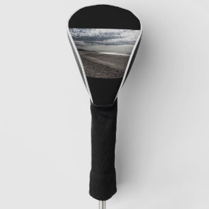 Funda Para Palo De Golf Playa nublada en el mar del Norte