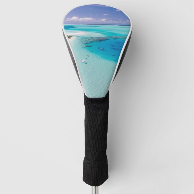 Funda Para Palo De Golf Playa Tropical (Anverso)