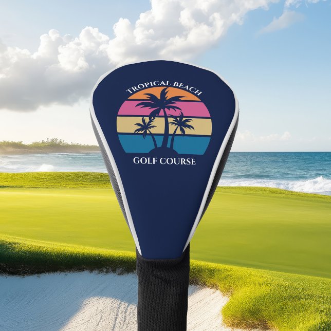 Funda Para Palo De Golf Playa Tropical Cueva Palm Tree Personalizado Beach (Subido por el creador)