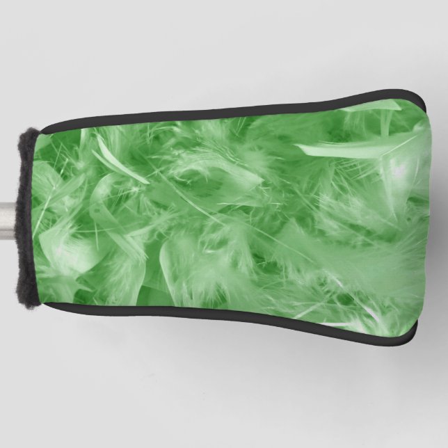Funda Para Palo De Golf Plumas Verdes (Anverso)