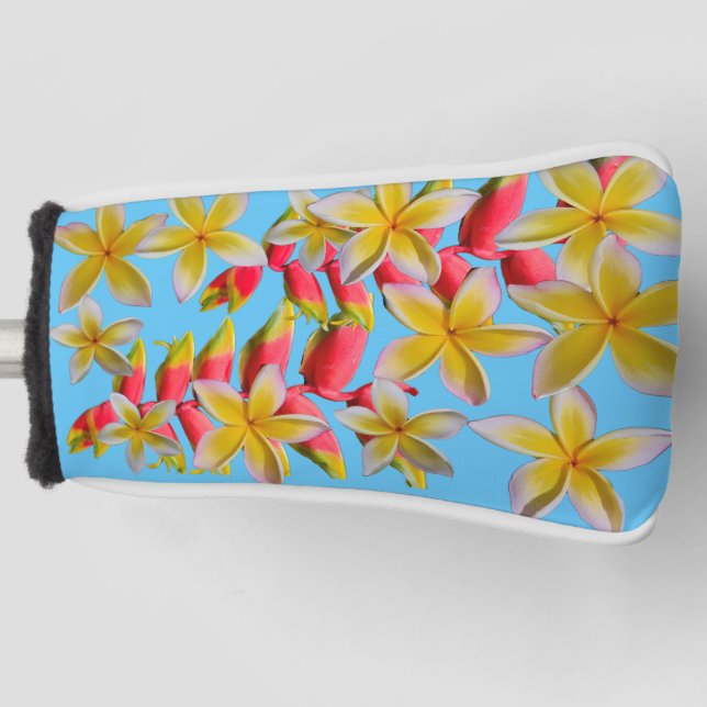 Funda Para Palo De Golf Plumeria Heliconia (Anverso)