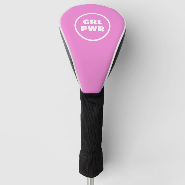 Funda Para Palo De Golf Poder femenino - (Anverso)