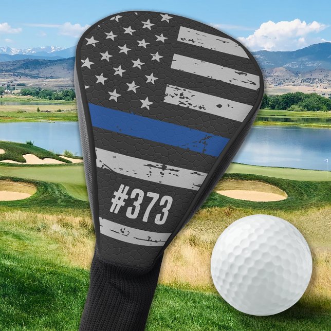 Funda Para Palo De Golf Policía delgada de la Línea Azul (Subido por el creador)