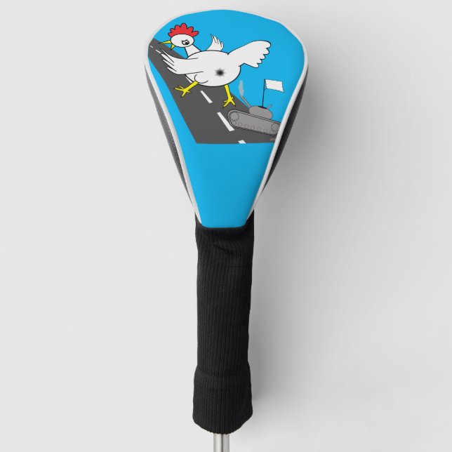 Funda Para Palo De Golf ¡Pollo gigante! (Anverso)