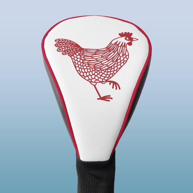 Funda Para Palo De Golf Pollo Hen (Chicken hen poultry golf head cover)