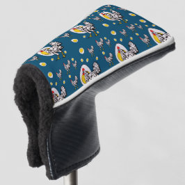 Funda Para Palo De Golf Pollos retro