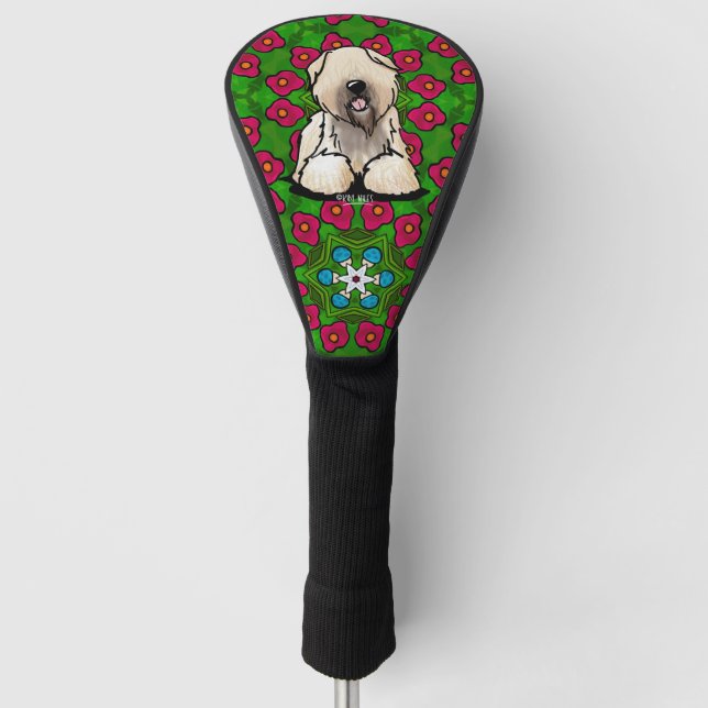 Funda Para Palo De Golf Popas Wheaten Terrier (Anverso)