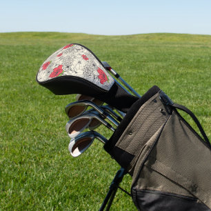 Funda Para Palo De Golf Poppy Flower Garden Pattern