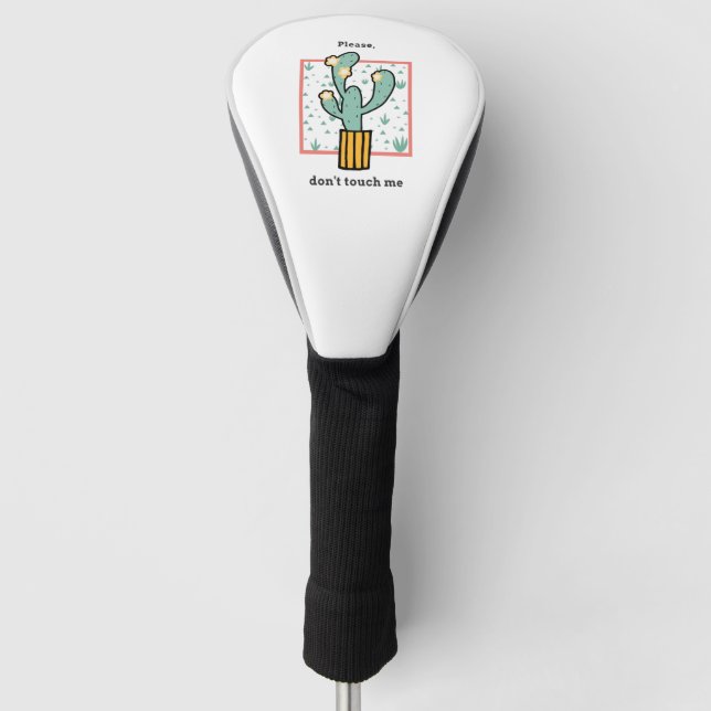Funda Para Palo De Golf Por favor, no me toques (Anverso)