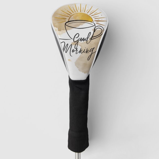 Funda Para Palo De Golf Postal Buenos días (Anverso)