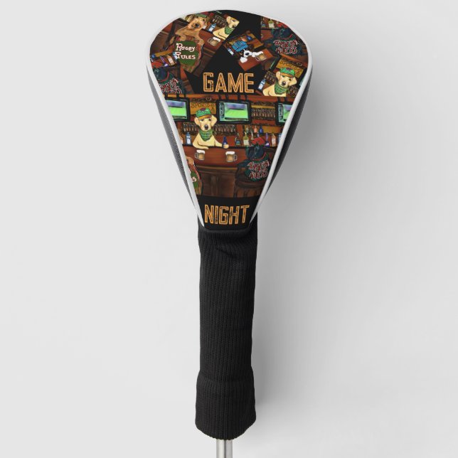 Funda Para Palo De Golf Póster de AIREDALE & AMIGOS (Anverso)