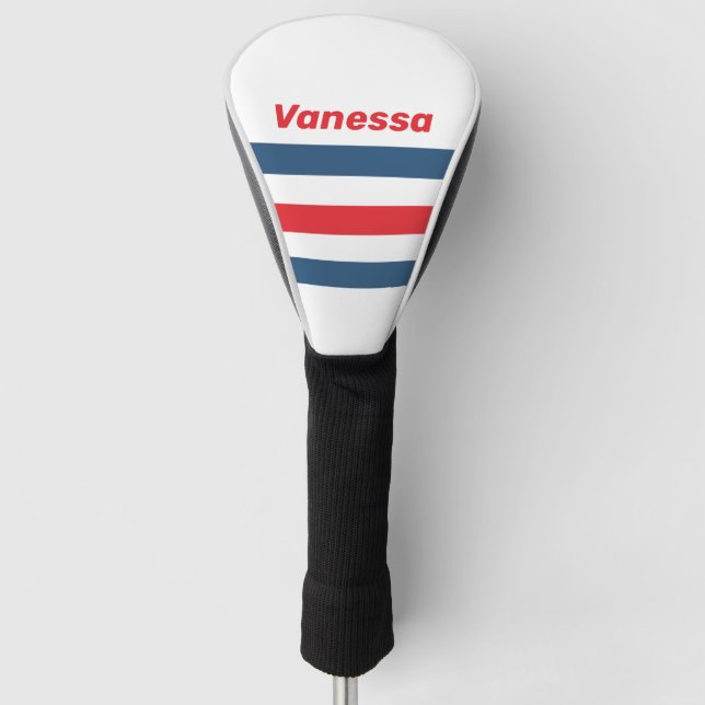 Funda Para Palo De Golf Postman Nostalgic Across Striping with Name (Anverso)