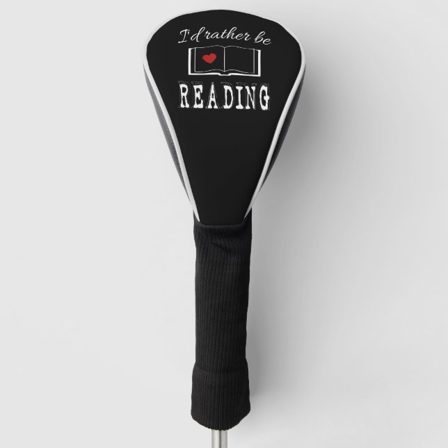 Funda Para Palo De Golf Prefiero estar leyendo (Anverso)