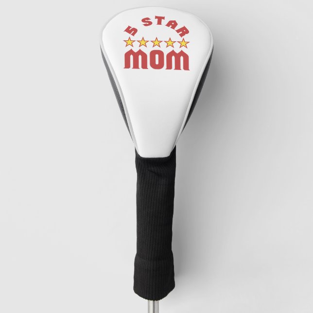 Funda Para Palo De Golf Premio Mamá de 5 Estrellas (Anverso)