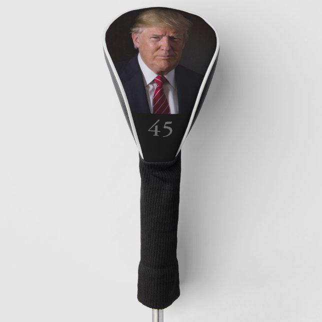 Funda Para Palo De Golf Presidente Donald J. Trump (Anverso)