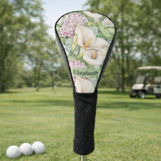 Funda Para Palo De Golf Pretty Pastel Calla Lily Personalized