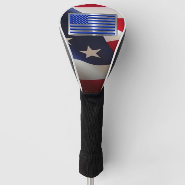 Funda Para Palo De Golf Primer respondedor estadounidense (Anverso)
