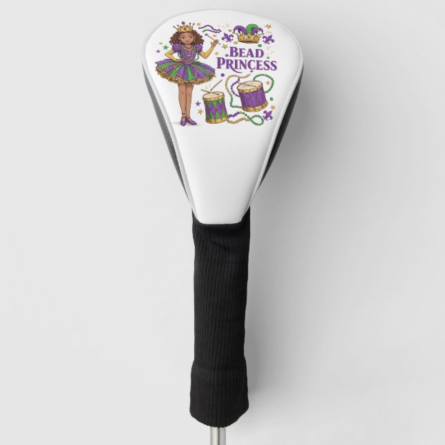 Funda Para Palo De Golf Princesa de las cuentas - Mardi Gras (Anverso)
